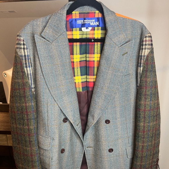 Junya Watanabe Comme des Garçons MAN patchwork blazer - Picture 1 of 3